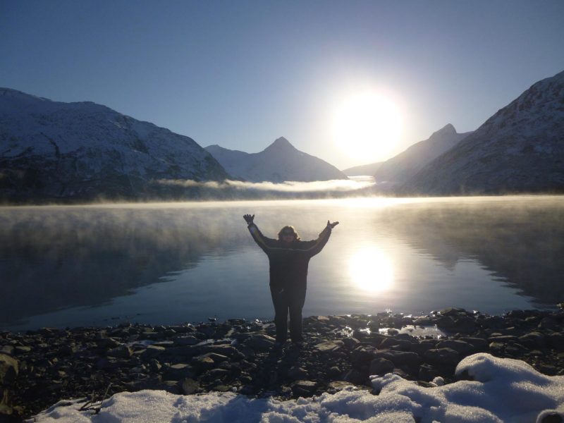 Audra Upchurch visited Anchorage and Fairbanks, AK to oversee evaluation of environmental impacts of the NASA Sounding Rocket project, with SAIC.