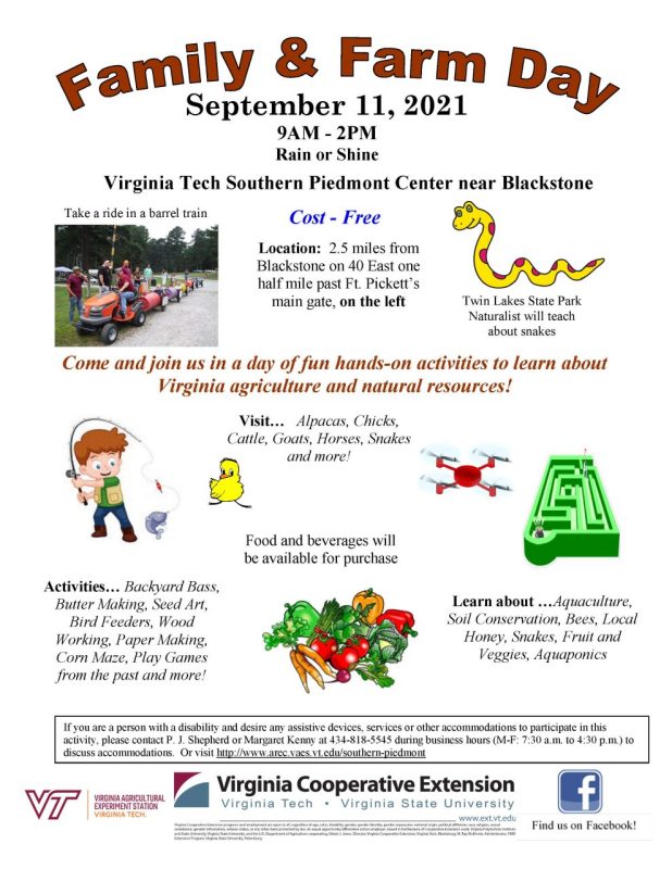 Family & Farm Day Flyer