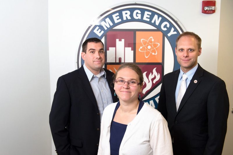 Chris Rossi, Lindsey Shafer, and Andrew Marinik