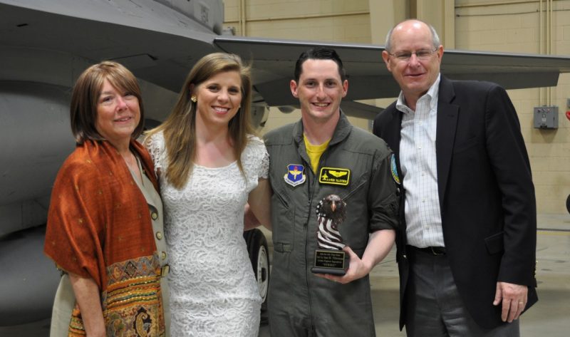 Virginia Tech supporters Debbie ’78, Allie ’15, Ian ’15, and Dan Tillotson.