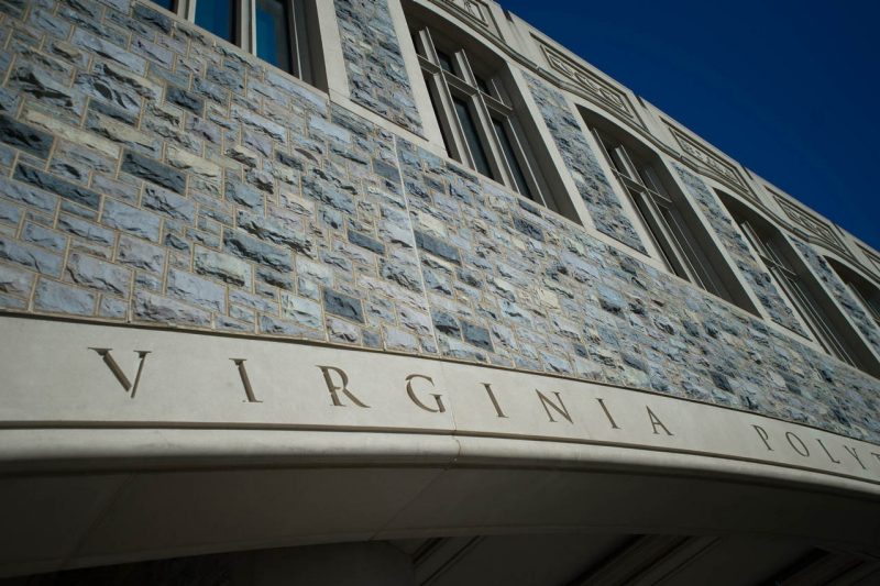 Photo of Virginia Tech campus, Torgersen Bridge.